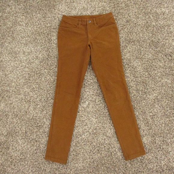 Lululemon Athletica Pants Women's 28‎ Light Brown Skinny Fit Stretch - Picture 1 of 8